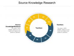 Source knowledge research ppt powerpoint presentation pictures infographics cpb