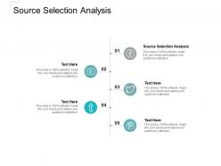 Source selection analysis ppt powerpoint presentation styles cpb