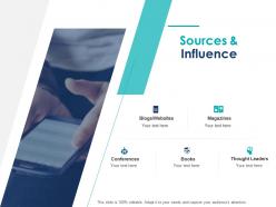 Sources and influence thought leaders ppt powerpoint presentation professional design ideas