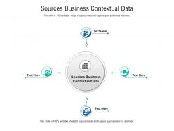 Sources business contextual data ppt powerpoint presentation file pictures cpb