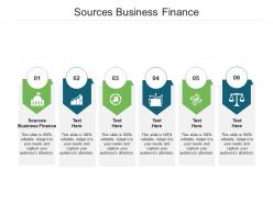 Sources business finance ppt powerpoint presentation portfolio design templates cpb
