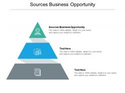 Sources business opportunity ppt powerpoint presentation model aids cpb