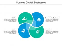 Sources capital businesses ppt powerpoint presentation gallery model cpb