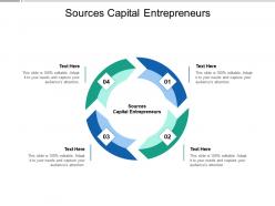 Sources capital entrepreneurs ppt powerpoint presentation gallery model cpb