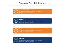 Sources conflict interest ppt powerpoint presentation infographics slide portrait cpb
