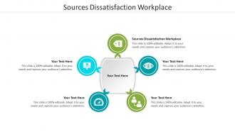 Sources dissatisfaction workplace ppt powerpoint presentation icon display cpb