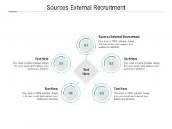 Sources external recruitment ppt powerpoint presentation professional objects cpb