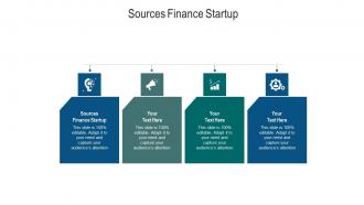 Sources finance startup ppt powerpoint presentation gallery slides cpb