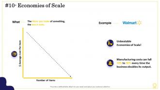 Sources of sustainable competitive advantage 10 economies of scale
