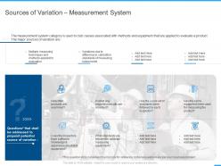 Sources of variation measurement system ppt powerpoint presentation icon graphic images