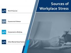 Sources Of Workplace Stress Work Pressures Ppt Powerpoint Presentation Portfolio Maker
