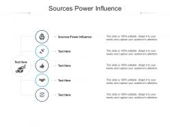 Sources power influence ppt powerpoint presentation infographics portfolio cpb