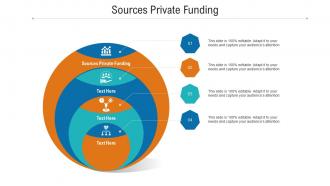 Sources private funding ppt powerpoint presentation model clipart cpb