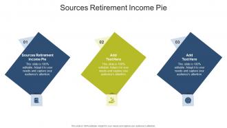 Sources Retirement Income Pie In Powerpoint And Google Slides Cpb
