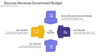 Sources revenue government budget ppt powerpoint presentation infographics backgrounds cpb