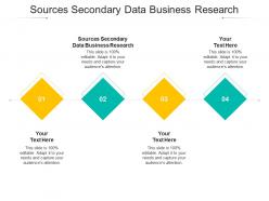 Sources secondary data business research ppt powerpoint presentation gallery cpb