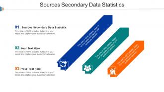 Sources Secondary Data Statistics Ppt Powerpoint Presentation Slides Template Cpb