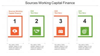 Sources Working Capital Finance Ppt Powerpoint Presentation File Download Cpb