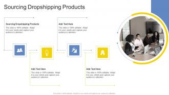 Sourcing Dropshipping Products In Powerpoint And Google Slides Cpb