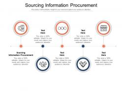 Sourcing information procurement ppt powerpoint presentation pictures slides cpb