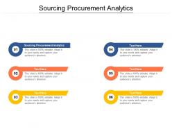 Sourcing procurement analytics ppt powerpoint presentation model sample cpb