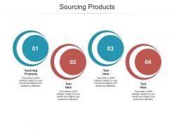 Sourcing products ppt powerpoint presentation model design ideas cpb