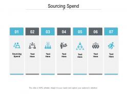 Sourcing spend ppt powerpoint presentation styles layout ideas cpb