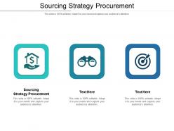 Sourcing strategy procurement ppt powerpoint presentation portfolio design inspiration cpb