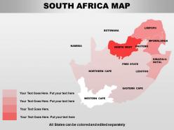 South africa powerpoint maps