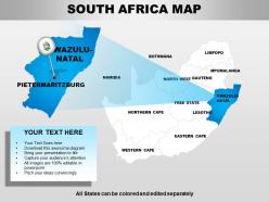 South africa powerpoint maps