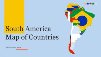 South America Map Of Countries Powerpoint Ppt Template Bundles