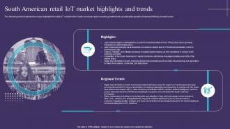 South American Retail IoT Market Highlights And Trends IoT Implementation In Retail Market