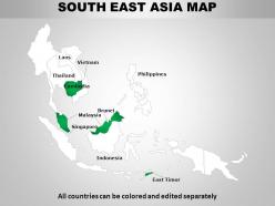 South east asia continents powerpoint maps