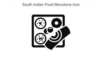 South Indian Food Monotone Icon In Powerpoint Pptx Png And Editable Eps Format