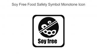 Soy Free Food Safety Symbol Monotone Icon In Powerpoint Pptx Png And Editable Eps Format