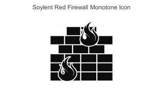 Soylent Red Firewall Monotone Icon In Powerpoint Pptx Png And Editable Eps Format