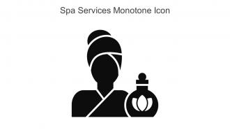 Spa Services Monotone Icon In Powerpoint Pptx Png And Editable Eps Format