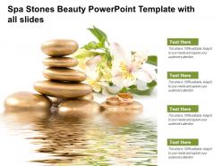 Spa stones beauty powerpoint template with all slides