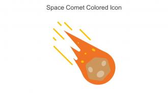Space Comet Colored Icon In Powerpoint Pptx Png And Editable Eps Format