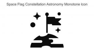 Space Flag Constellation Astronomy Monotone Icon In Powerpoint Pptx Png And Editable Eps Format