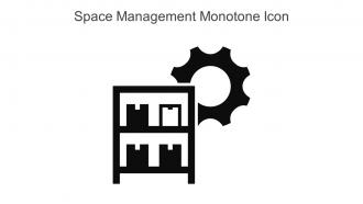 Space Management Monotone Icon In Powerpoint Pptx Png And Editable Eps Format