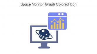 Space Monitor Graph Colored Icon In Powerpoint Pptx Png And Editable Eps Format