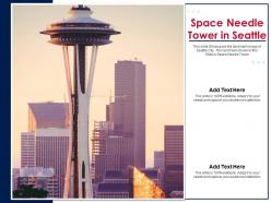 Space needle tower in seattle powerpoint presentation ppt template
