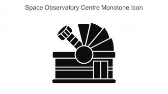 Space Observatory Centre Monotone Icon In Powerpoint Pptx Png And Editable Eps Format