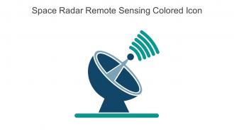 Space Radar Remote Sensing Colored Icon In Powerpoint Pptx Png And Editable Eps Format