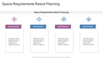 Space Requirements Resort Planning In Powerpoint And Google Slides Cpb