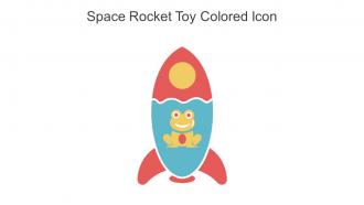 Space Rocket Toy Colored Icon In Powerpoint Pptx Png And Editable Eps Format
