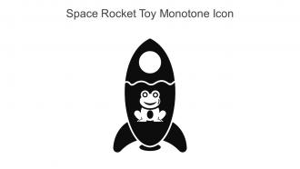 Space Rocket Toy Monotone Icon In Powerpoint Pptx Png And Editable Eps Format