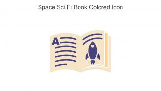 Space Sci Fi Book Colored Icon In Powerpoint Pptx Png And Editable Eps Format
