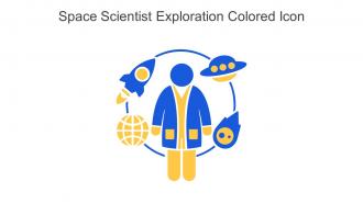 Space Scientist Exploration Colored Icon In Powerpoint Pptx Png And Editable Eps Format